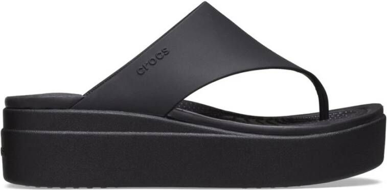 Crocs LiteRide Sleehak Sandalen Black Dames