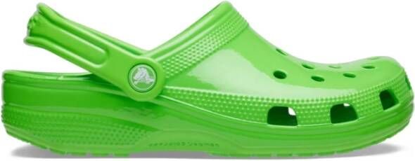 Crocs Neon Classic Klompen Groen Ronde Neus Green Heren