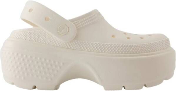 Crocs Neutrale Synthetische Stomp Sandalen Beige Dames