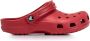 Crocs Rode Klassieke Unisex Sandalen Red Dames - Thumbnail 1