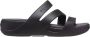 Crocs Paillet Strappy Sleehak Sandaal Black Dames - Thumbnail 3