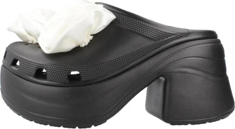 Crocs Siren Rosette Klompen Black Dames