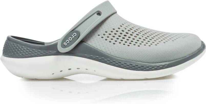 Crocs Slippers Grijs Lichtgewicht Comfortabel Unisex Gray Heren