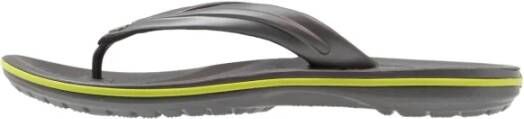 Crocs Sportieve Flip Sandaal met Logo Detail Gray Heren