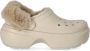 Crocs Elegante sandalen met sleehak en overdreven zolen Beige Dames - Thumbnail 1