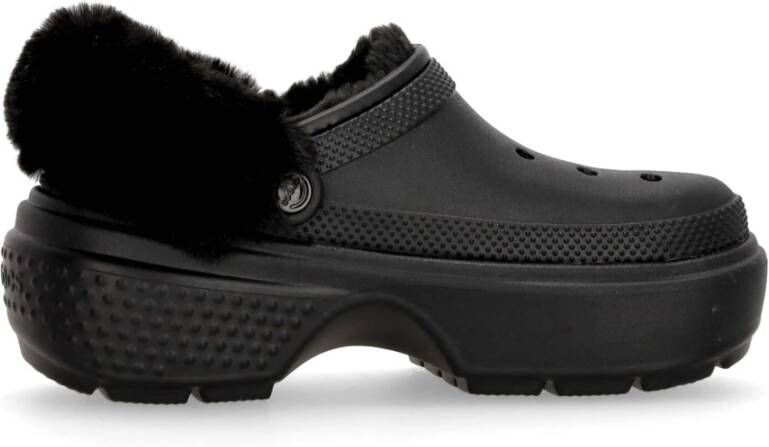 Crocs Stomp Gevoerde Klomp Zwart Black Heren