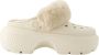 Crocs Elegante sandalen met sleehak en overdreven zolen Beige Dames - Thumbnail 10