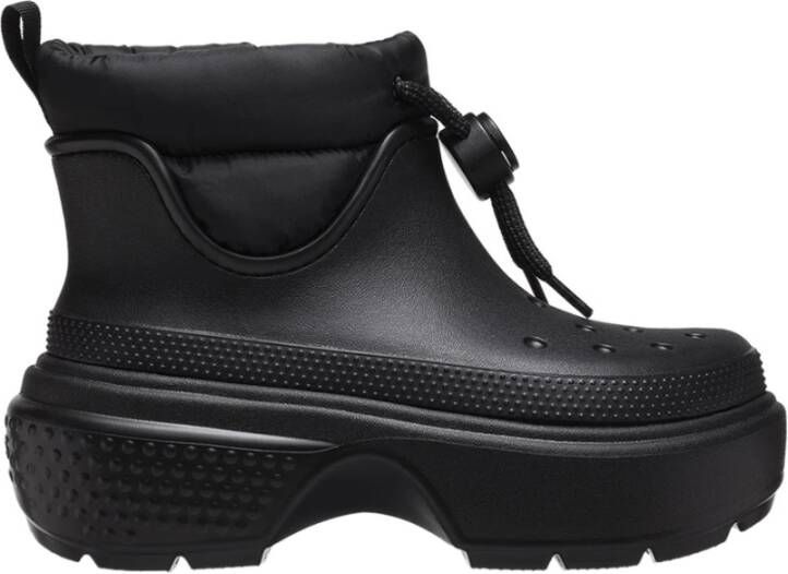 Crocs Stomp Puff Unisex Laarzen Black Dames