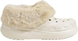 Crocs Synthetische Sandaal Dames Herfst Winter Collectie Beige Dames