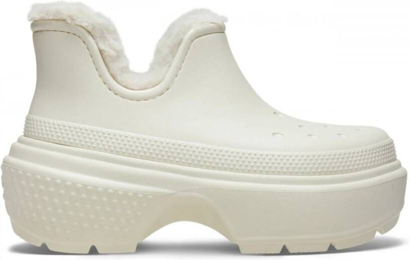 Crocs Winter Gevoerde Shorty Laars Vrouwen White Dames