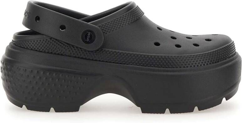 Crocs Zwarte Sandalen Black Dames