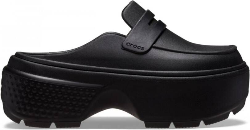 Crocs Zwarte Stomp Loafer Schoenen Black Dames