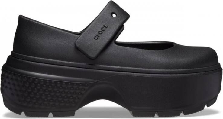 Crocs Zwarte Mary Jane Plateau Schoenen Black Dames