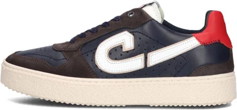 Cruyff Blauw Leren Heren Lage Sneakers Blue Heren