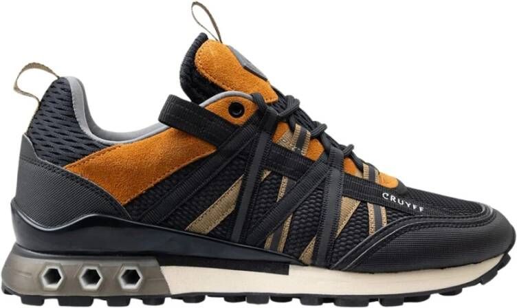 Cruyff Fearia Hex Tech Sneakers Oranje Zwart Gray Heren