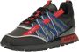 Cruyff Fearia Kinder Sneakers Zwart Rood Black Dames - Thumbnail 1