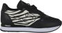 Cruyff Parkrunner dames sneaker Zwart wit - Thumbnail 3