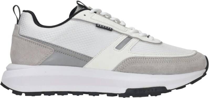 Cruyff Sportieve witte sneakers met zilveren accenten Multicolor Heren