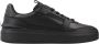 Cruyff Endorsed Tennis zwarte sneakers Zwart Leer Lage sneakers Heren - Thumbnail 2