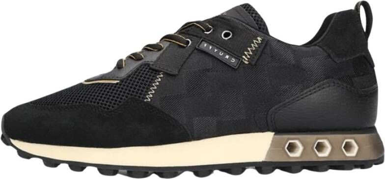 Cruyff Zwarte Runner met Gouden Accenten Black Heren