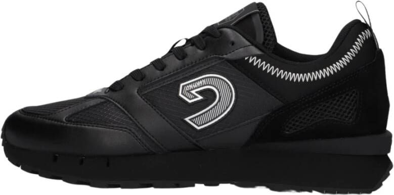 Cruyff Zwarte Textiel Lage Sneakers Black Heren