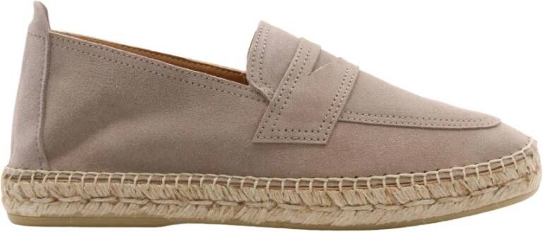 Ctwlk. Heren Espadrilles voor Ontspannen Zomerse Look Gray Heren