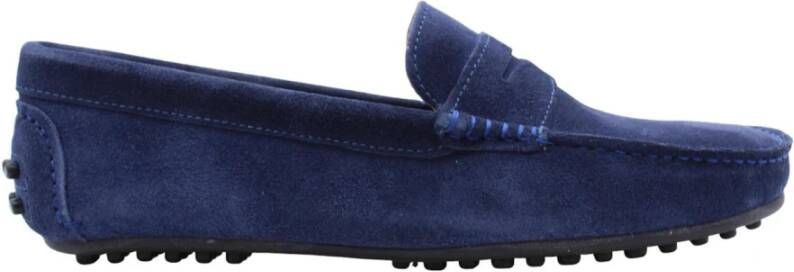 Ctwlk. Klassieke Comfortabele Mocassins voor Mannen Blue Heren