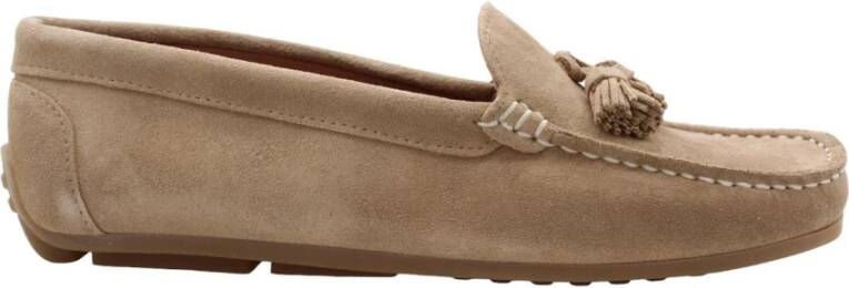 Ctwlk. Stijlvolle Argenton Loafers voor Vrouwen Beige Dames