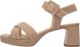 CTWLK Sandalen Dames Tamouch Maat: 39 Materiaal: Suède Kleur: Camel - Thumbnail 3