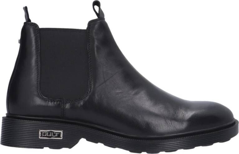 Cult Zwarte Beatles Instap Schoenen voor Heren Black Heren