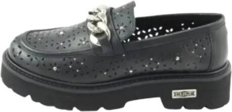 Cult Bloemenleer Mocassins Black Dames