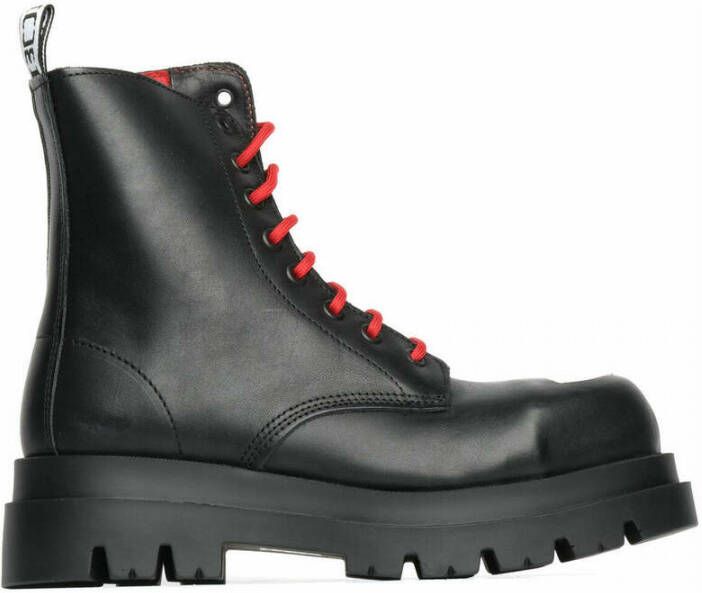 Cult Wedge Bolt Schoenen met 8 Gaten Black Dames