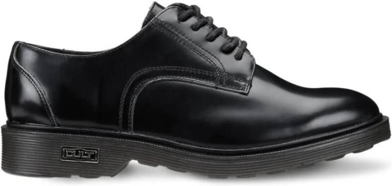 Cult Klassieke Oxford Schoenen Zwart Leer Black Heren