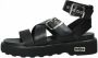 Cult Zwarte Enkelband Sandalen Black Dames - Thumbnail 1