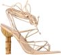 Cult Gaia Leather heels Beige Dames - Thumbnail 1