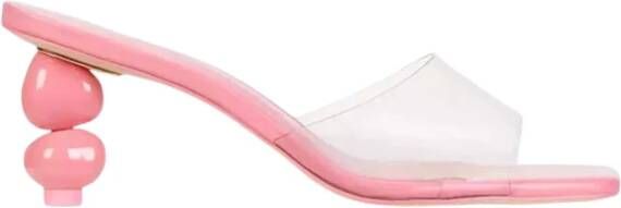 Cult Gaia Roze Gigi Slippers met Onregelmatige Hak Pink Dames