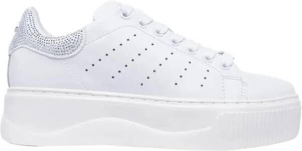 Cult Glamour Sneakers met Strass White Dames