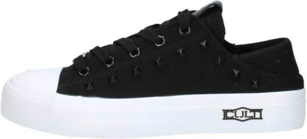 Cult Hoge Canvas Sneakers Placebo Sabot Black Dames