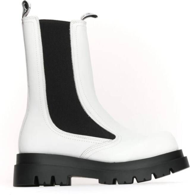 Cult Hoge Chelsea Wedge Laarzen White Dames