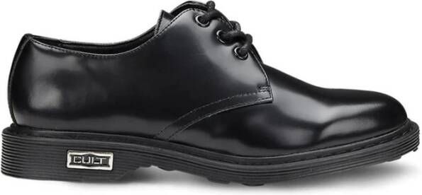 Cult Sabbath Low 422 Geborsteld Leren Schoenen Black Dames