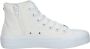 Cult Hoge Top Canvas Sneakers White Dames - Thumbnail 5