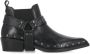 Cult Studded Leren Dameslaarzen Black Dames - Thumbnail 1