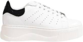 Cult Witte Leren Casual Sneakers Vrouwen White Dames