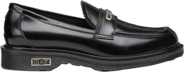 Cult Zwarte platte schoenen Elegante Moderne Stijl Black Dames