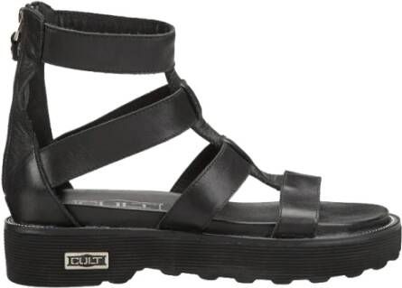 Cult Zwarte Sandalen Elegant Veelzijdig Accessoire Black Dames