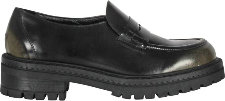 Curiosite Stijlvolle Mocassino Schoenen Black Dames