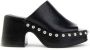 Curiosite Studded Heeled Mules Black Dames - Thumbnail 1