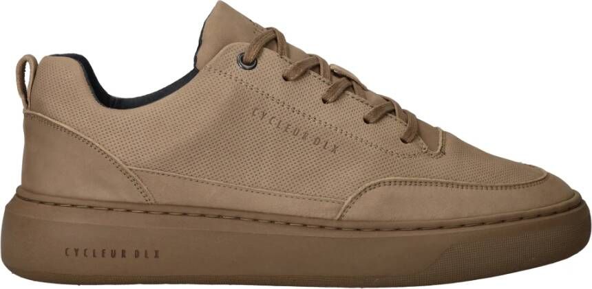 Cycleur de Luxe Leren Sneaker Buzz Beige Heren