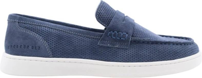 Cycleur de Luxe Stijlvolle heren loafers Blue Heren