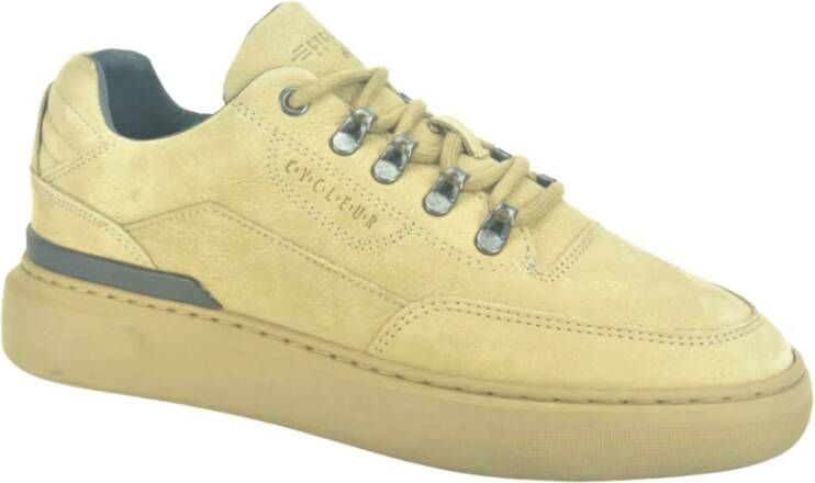 Cycleur de Luxe Taupe Sneaker met Haken Beige Heren